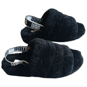 UGG Women's Cozy Black Slippers